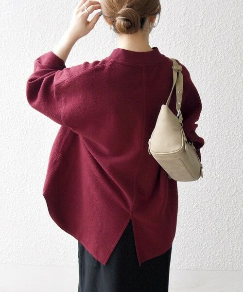 SHIPS / シップス カットソー | 《一部追加予約》SHIPS any:〈洗濯機可能〉フリース ライク ハーフジップ ポケット プルオーバー | 詳細14