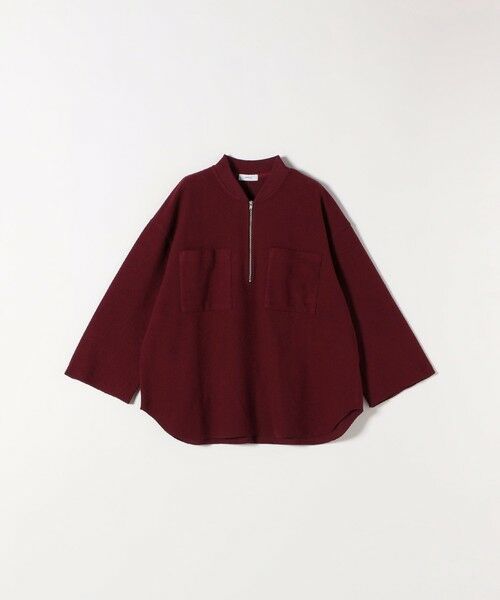 SHIPS / シップス カットソー | 《一部追加予約》SHIPS any:〈洗濯機可能〉フリース ライク ハーフジップ ポケット プルオーバー | 詳細16