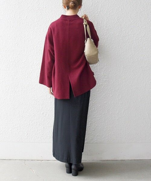 SHIPS / シップス カットソー | 《一部追加予約》SHIPS any:〈洗濯機可能〉フリース ライク ハーフジップ ポケット プルオーバー | 詳細11