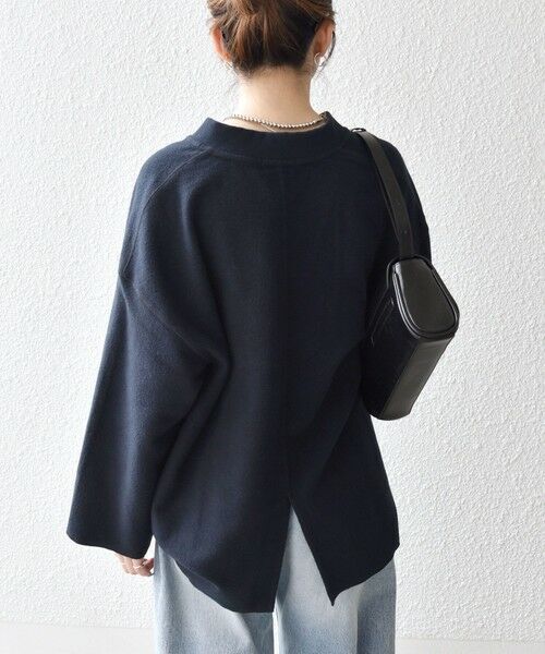 SHIPS / シップス カットソー | 《一部追加予約》SHIPS any:〈洗濯機可能〉フリース ライク ハーフジップ ポケット プルオーバー | 詳細29