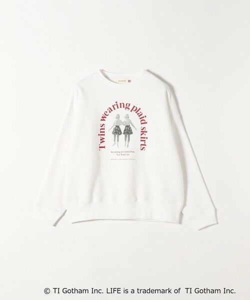 SHIPS / シップス スウェット | GOOD ROCK SPEED: LIFE PC フォト ロゴ プリント スウェット | 詳細9