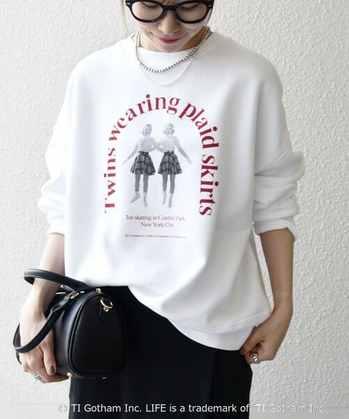 SHIPS / シップス スウェット | GOOD ROCK SPEED: LIFE PC フォト ロゴ プリント スウェット | 詳細3