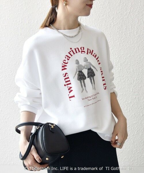 SHIPS / シップス スウェット | GOOD ROCK SPEED: LIFE PC フォト ロゴ プリント スウェット | 詳細4