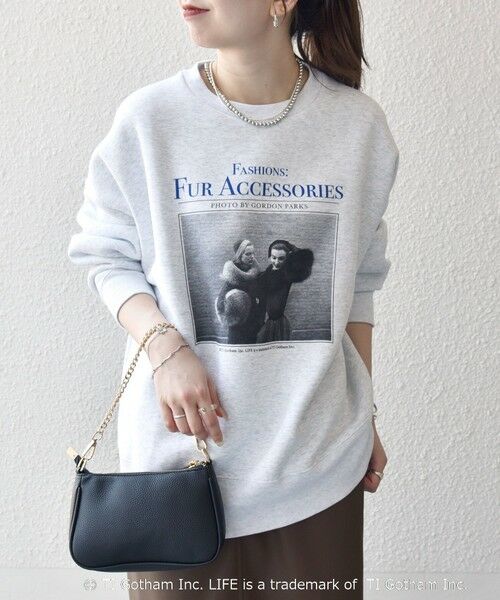 SHIPS / シップス スウェット | GOOD ROCK SPEED: LIFE PC フォト ロゴ プリント スウェット | 詳細14