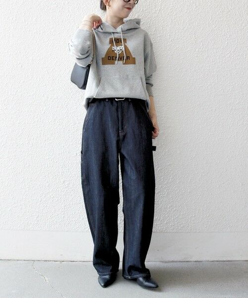 SHIPS / シップス パーカー | 《一部追加予約》【SHIPS any別注】THE KNiTS:〈洗濯機可能〉ロゴプリント フーディー パーカー | 詳細1