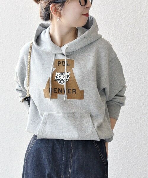 SHIPS / シップス パーカー | 《一部追加予約》【SHIPS any別注】THE KNiTS:〈洗濯機可能〉ロゴプリント フーディー パーカー | 詳細3