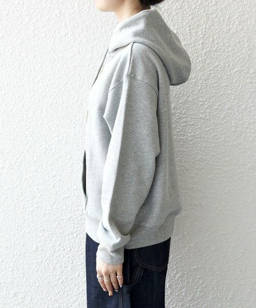 SHIPS / シップス パーカー | 《一部追加予約》【SHIPS any別注】THE KNiTS:〈洗濯機可能〉ロゴプリント フーディー パーカー | 詳細16