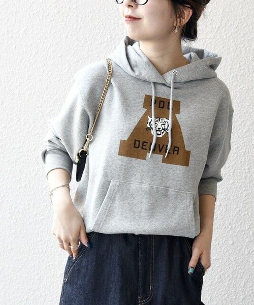 SHIPS / シップス パーカー | 《一部追加予約》【SHIPS any別注】THE KNiTS:〈洗濯機可能〉ロゴプリント フーディー パーカー | 詳細4