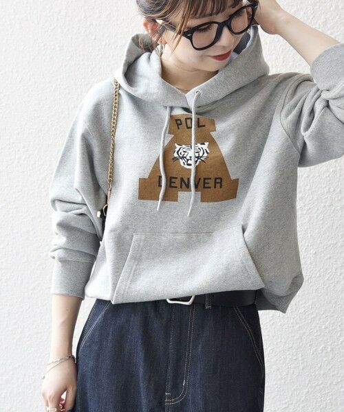 SHIPS / シップス パーカー | 《一部追加予約》【SHIPS any別注】THE KNiTS:〈洗濯機可能〉ロゴプリント フーディー パーカー | 詳細5