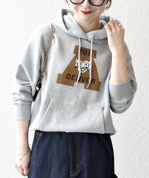 SHIPS / シップス パーカー | 《一部追加予約》【SHIPS any別注】THE KNiTS:〈洗濯機可能〉ロゴプリント フーディー パーカー | 詳細6