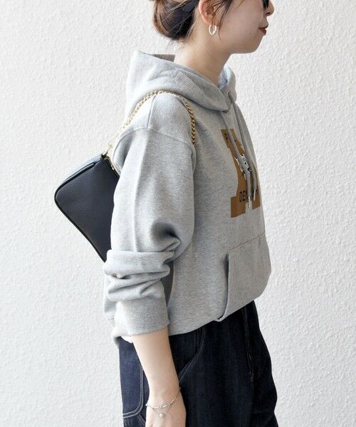 SHIPS / シップス パーカー | 《一部追加予約》【SHIPS any別注】THE KNiTS:〈洗濯機可能〉ロゴプリント フーディー パーカー | 詳細7