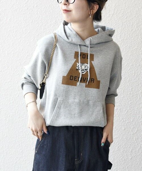 SHIPS / シップス パーカー | 《一部追加予約》【SHIPS any別注】THE KNiTS:〈洗濯機可能〉ロゴプリント フーディー パーカー | 詳細9