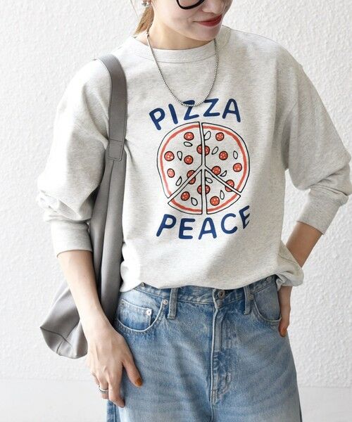 SHIPS / シップス Tシャツ | 【SHIPS any別注】THE KNiTS:〈洗濯機可能〉ロゴ プリント スウェット | 詳細1