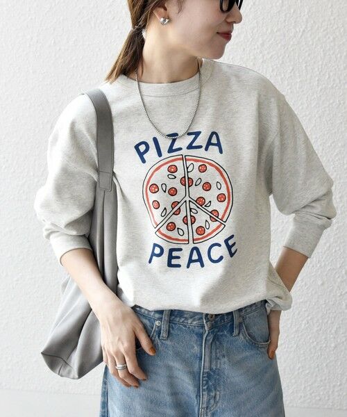 SHIPS / シップス Tシャツ | 【SHIPS any別注】THE KNiTS:〈洗濯機可能〉ロゴ プリント スウェット | 詳細2