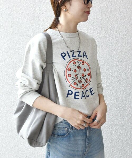 SHIPS / シップス Tシャツ | 【SHIPS any別注】THE KNiTS:〈洗濯機可能〉ロゴ プリント スウェット | 詳細3