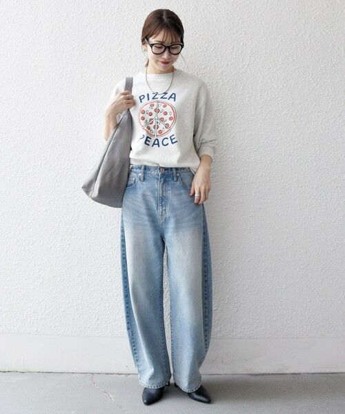 SHIPS / シップス Tシャツ | 【SHIPS any別注】THE KNiTS:〈洗濯機可能〉ロゴ プリント スウェット | 詳細7