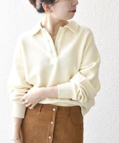 SHIPS / シップス カットソー（半袖以外） | SHIPS any:〈手洗い可能〉サカリバ コンパクト ポロシャツ プルオーバー