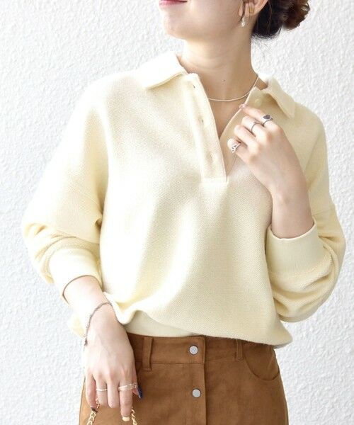 SHIPS / シップス カットソー（半袖以外） | SHIPS any:〈手洗い可能〉サカリバ コンパクト ポロシャツ プルオーバー | 詳細6