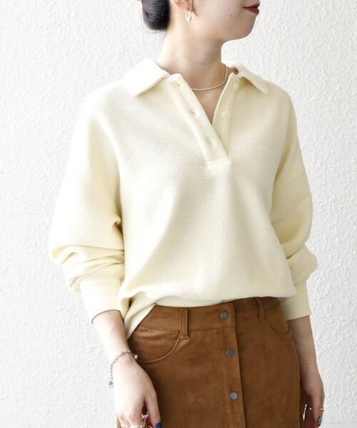 SHIPS / シップス カットソー（半袖以外） | SHIPS any:〈手洗い可能〉サカリバ コンパクト ポロシャツ プルオーバー | 詳細8