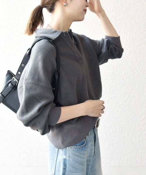 SHIPS / シップス カットソー（半袖以外） | SHIPS any:〈手洗い可能〉サカリバ コンパクト ポロシャツ プルオーバー | 詳細19