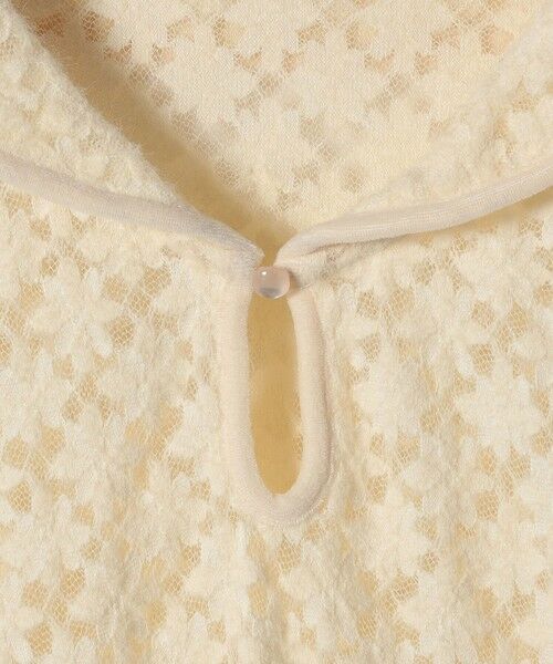 SHIPS / シップス カットソー（半袖以外） | SHIPS any:〈手洗い可能〉起毛 レース パイピング プルオーバー | 詳細9