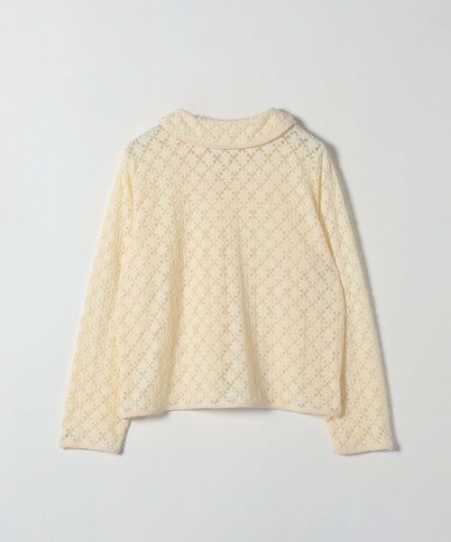 SHIPS / シップス カットソー（半袖以外） | SHIPS any:〈手洗い可能〉起毛 レース パイピング プルオーバー | 詳細12