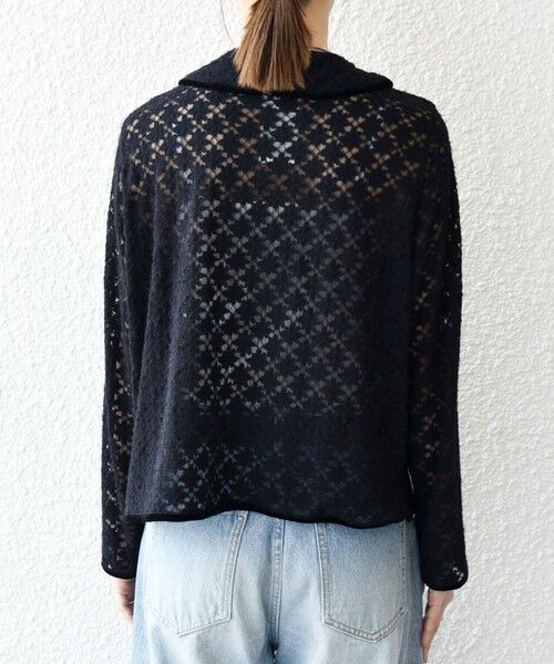 SHIPS / シップス カットソー（半袖以外） | SHIPS any:〈手洗い可能〉起毛 レース パイピング プルオーバー | 詳細24