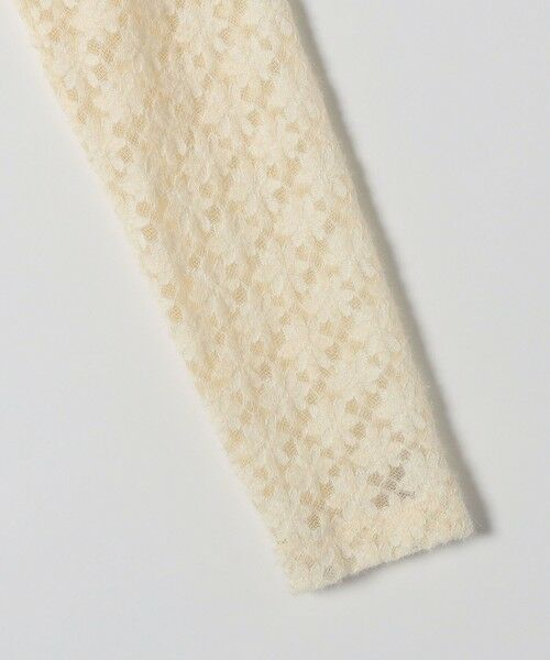 SHIPS / シップス カットソー（半袖以外） | SHIPS any:〈手洗い可能〉起毛 レース 開襟 スキッパー プルオーバー | 詳細9