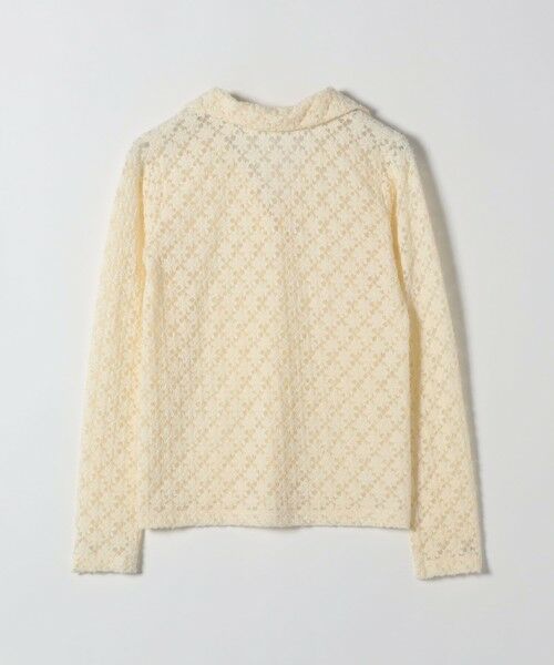 SHIPS / シップス カットソー（半袖以外） | SHIPS any:〈手洗い可能〉起毛 レース 開襟 スキッパー プルオーバー | 詳細11