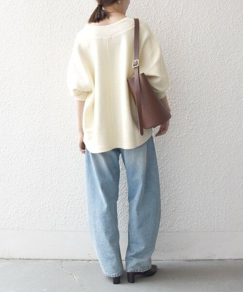 SHIPS / シップス カットソー（半袖以外） | SHIPS any:〈手洗い可能〉サカリバ 深Vネック ルーズ プルオーバー | 詳細2