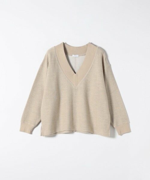 SHIPS / シップス カットソー（半袖以外） | SHIPS any:〈手洗い可能〉サカリバ 深Vネック ルーズ プルオーバー | 詳細25