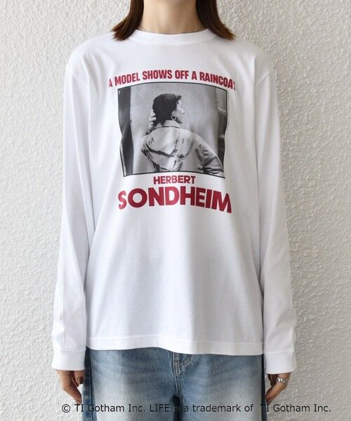 SHIPS / シップス Tシャツ | GOOD ROCK SPEED: LIFE PC フォト ロゴ プリント ロンTEE | 詳細8