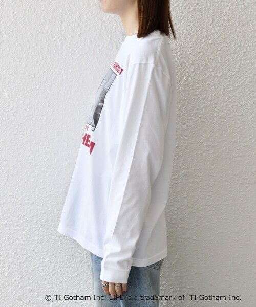 SHIPS / シップス Tシャツ | GOOD ROCK SPEED: LIFE PC フォト ロゴ プリント ロンTEE | 詳細9