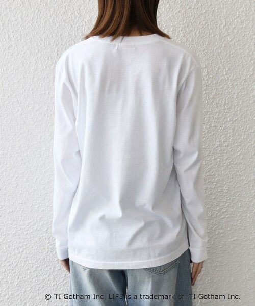 SHIPS / シップス Tシャツ | GOOD ROCK SPEED: LIFE PC フォト ロゴ プリント ロンTEE | 詳細10