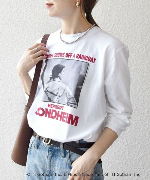 SHIPS / シップス Tシャツ | GOOD ROCK SPEED: LIFE PC フォト ロゴ プリント ロンTEE | 詳細4