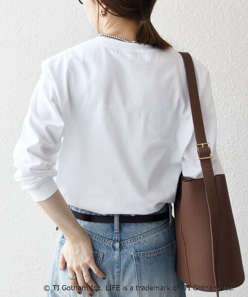 SHIPS / シップス Tシャツ | GOOD ROCK SPEED: LIFE PC フォト ロゴ プリント ロンTEE | 詳細5