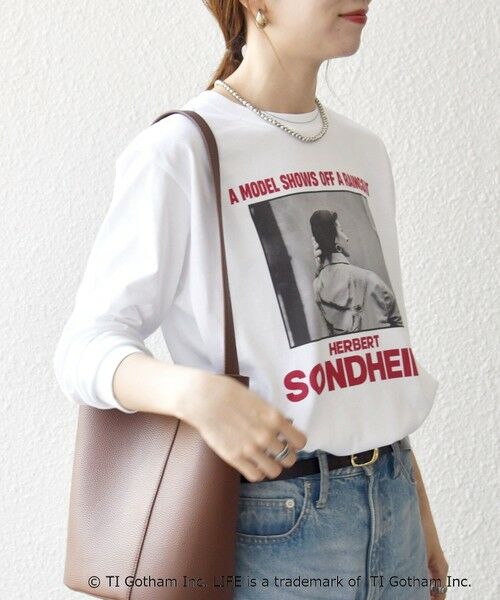 SHIPS / シップス Tシャツ | GOOD ROCK SPEED: LIFE PC フォト ロゴ プリント ロンTEE | 詳細6