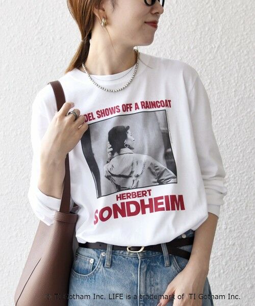 SHIPS / シップス Tシャツ | GOOD ROCK SPEED: LIFE PC フォト ロゴ プリント ロンTEE | 詳細7