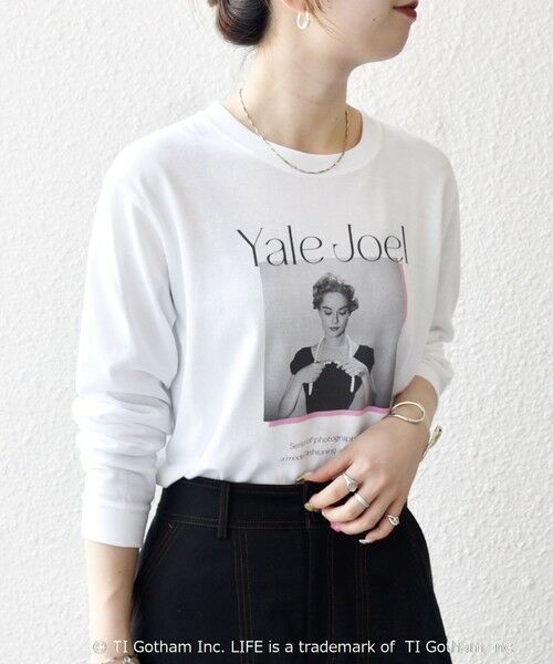 SHIPS / シップス Tシャツ | GOOD ROCK SPEED: LIFE PC フォト ロゴ プリント ロンTEE | 詳細19