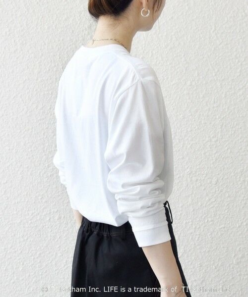 SHIPS / シップス Tシャツ | GOOD ROCK SPEED: LIFE PC フォト ロゴ プリント ロンTEE | 詳細20