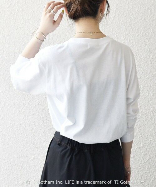 SHIPS / シップス Tシャツ | GOOD ROCK SPEED: LIFE PC フォト ロゴ プリント ロンTEE | 詳細21