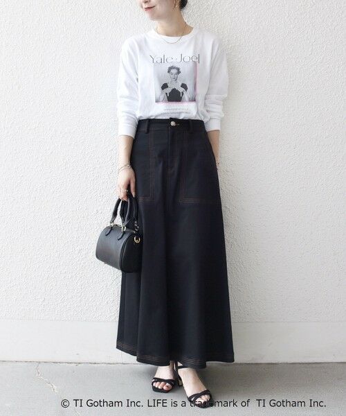 SHIPS / シップス Tシャツ | GOOD ROCK SPEED: LIFE PC フォト ロゴ プリント ロンTEE | 詳細16