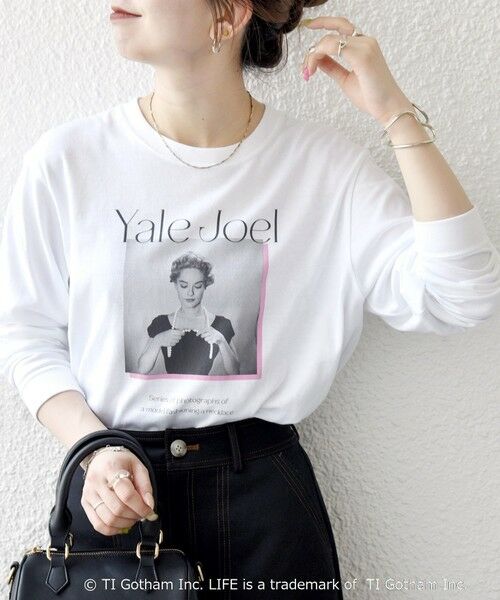 SHIPS for women/シップスウィメン GOOD ROCK SPEED: LIFE PC フォト ロゴ プリント ロンTEE ホワイト系2 ONE SIZE SHIPS for women/シップスウィメン GOOD ROCK SPEED: LIFE PC フォト ロゴ プリント ロンTEE ホワイト系2 ONE SIZE