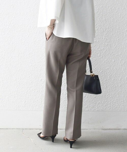 SHIPS / シップス その他パンツ | SHIPS any:〈洗濯機可能〉ダブルクロス セミフレア パンツ［NAVY BLUE］ | 詳細14