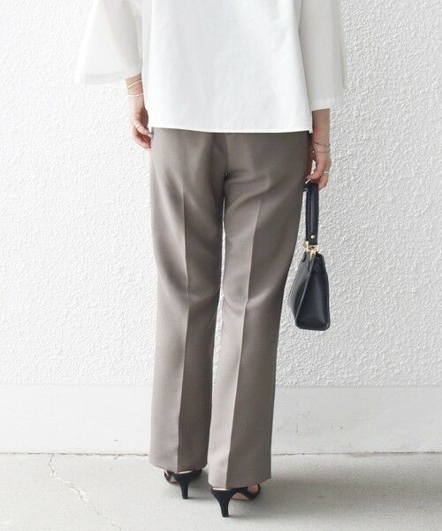 SHIPS / シップス その他パンツ | SHIPS any:〈洗濯機可能〉ダブルクロス セミフレア パンツ［NAVY BLUE］ | 詳細15