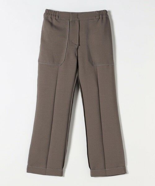 SHIPS / シップス その他パンツ | SHIPS any:〈洗濯機可能〉ダブルクロス セミフレア パンツ［NAVY BLUE］ | 詳細25