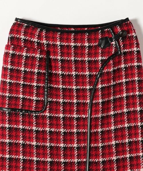 SHIPS / シップス ロング・マキシ丈スカート | SHIPS any: ブロック ツイード タイト スカート | 詳細10