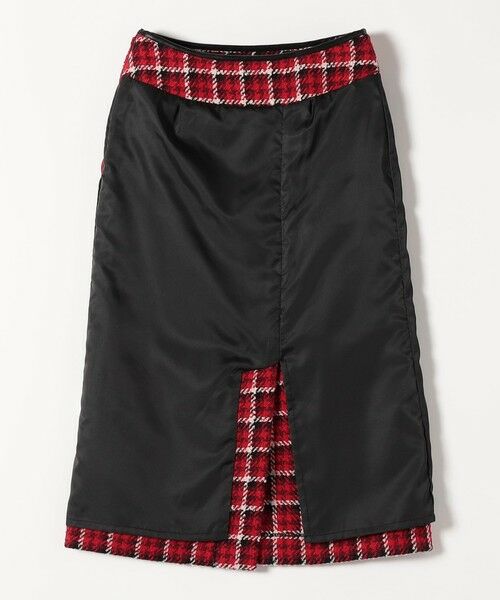 SHIPS / シップス ロング・マキシ丈スカート | SHIPS any: ブロック ツイード タイト スカート | 詳細15