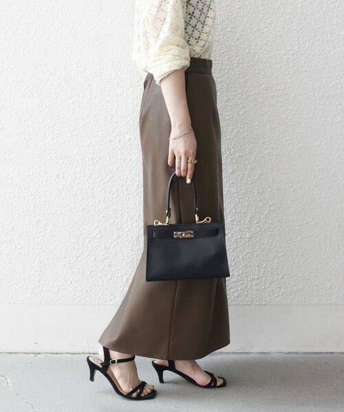 SHIPS / シップス ロング・マキシ丈スカート | SHIPS any: クロス ステッチ Iライン スカート | 詳細18