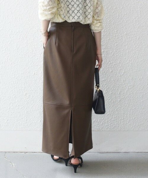 SHIPS / シップス ロング・マキシ丈スカート | SHIPS any: クロス ステッチ Iライン スカート | 詳細19